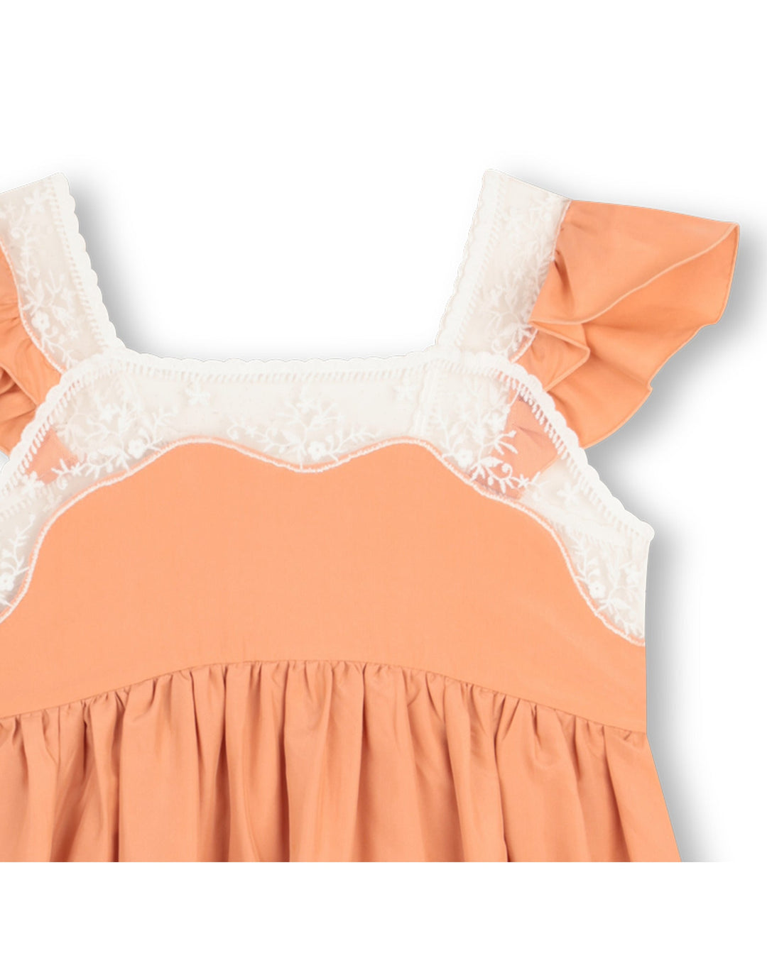 Silk Ceromony Dress - 43A Apricot - Posh New York