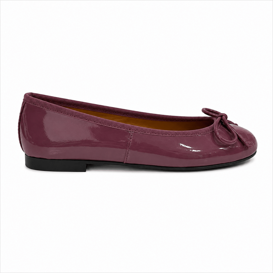 SPORTING MAUVE PATENT BALLET FLAT de - Posh New York