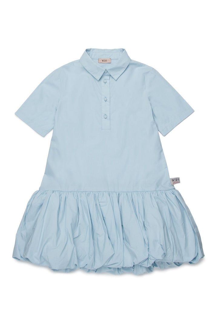 SS DROPWAIST BUBBLE DRESS - Blue - Posh New York