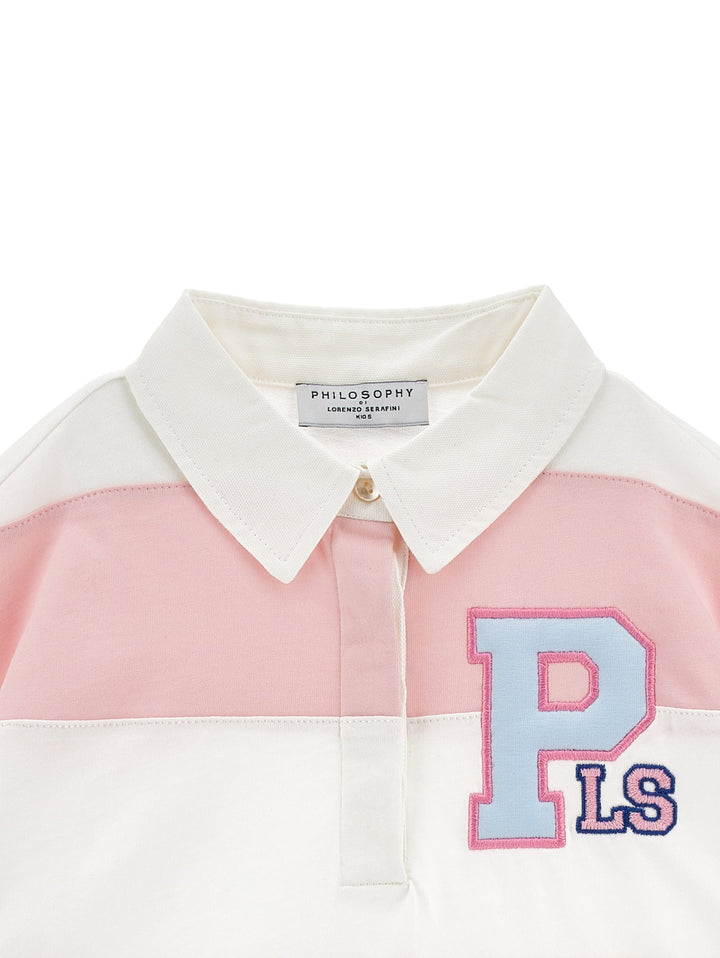 SS Striped Polo - 0190 Wht Pink - Posh New York