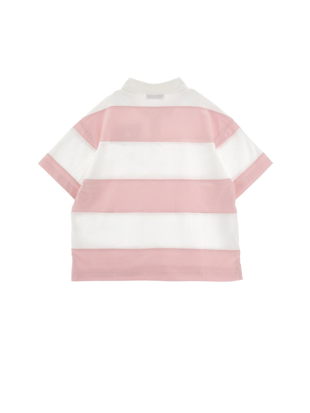 SS Striped Polo - 0190 Wht Pink - Posh New York