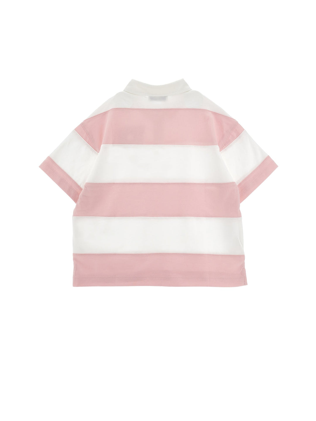 SS Striped Polo - 0190 Wht Pink - Posh New York