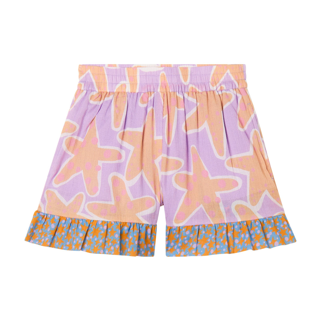 Starfish Print Short - Purple - Posh New York
