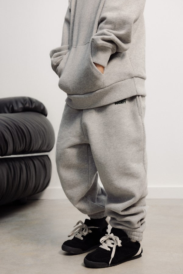 TNS Logo Jogging Mid Grey Melange - Posh New York