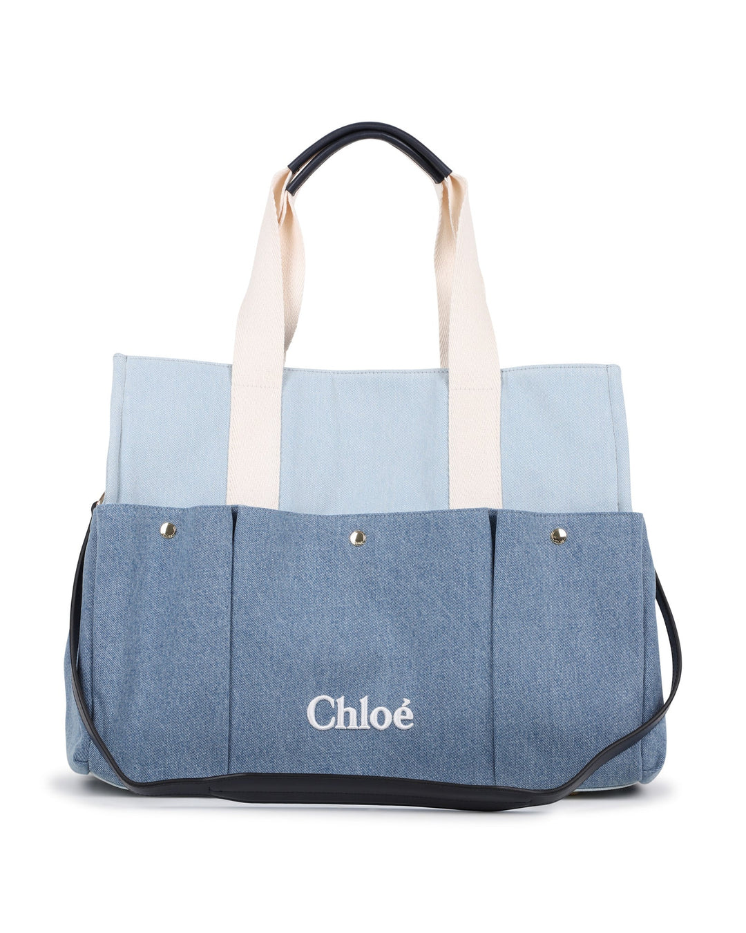 Two Tone Changing Bag - Z10 Denim Blue - Posh New York