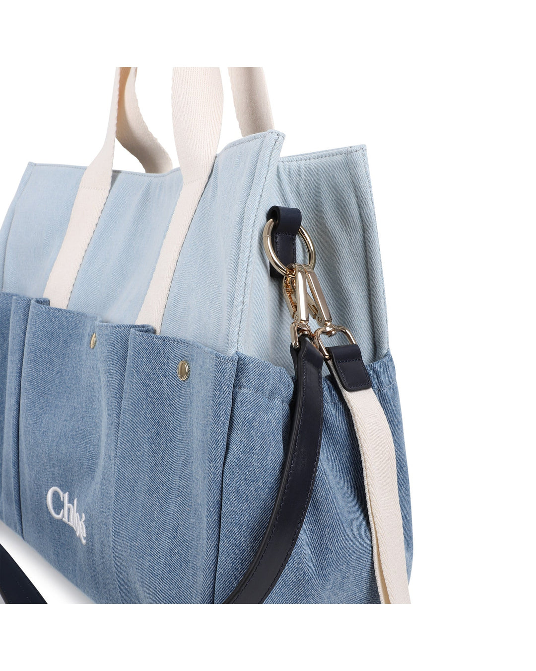 Two Tone Changing Bag - Z10 Denim Blue - Posh New York