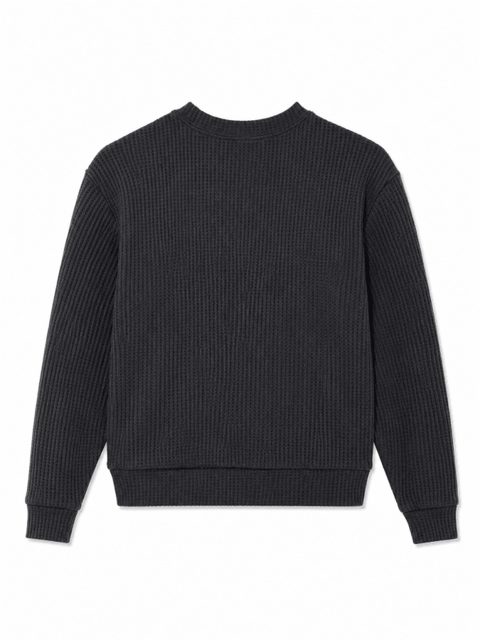 WAFFLE SWEATSHIRT - Posh New York