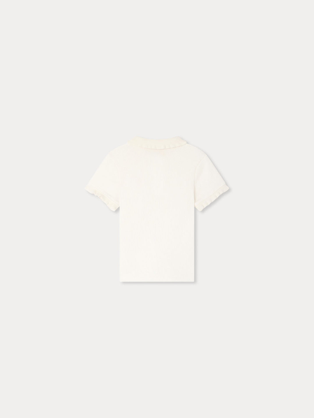 White Ruffle Tee - Upb Blanc Lait 102 - Posh New York