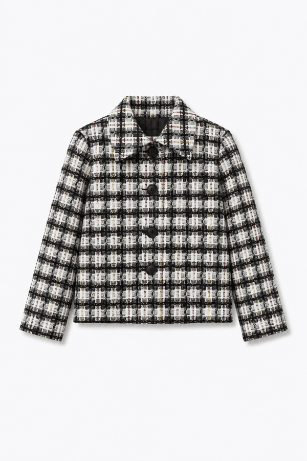 WOOL PATTERNED JACKET - Posh New York
